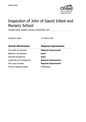 thumbnail of Ofsted Report