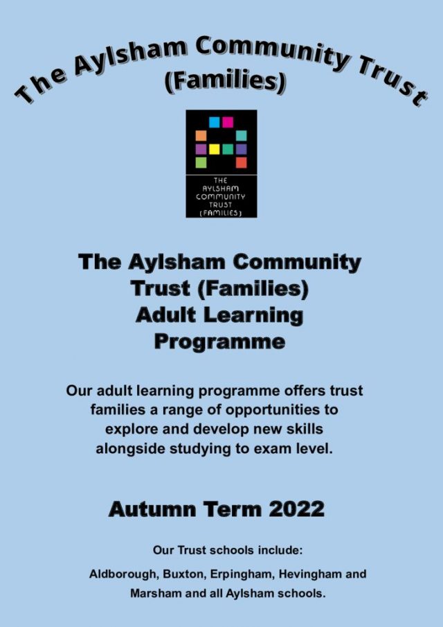 thumbnail of Adult Education Autumn Term 2022 booklet